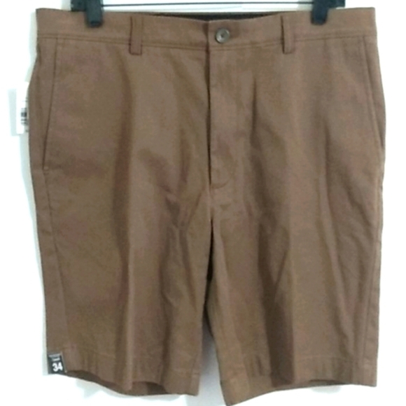 ROUNDTREE & YORKE BROWN CASUAL SHORTS NWT SIZE 34 - Picture 10 of 10
